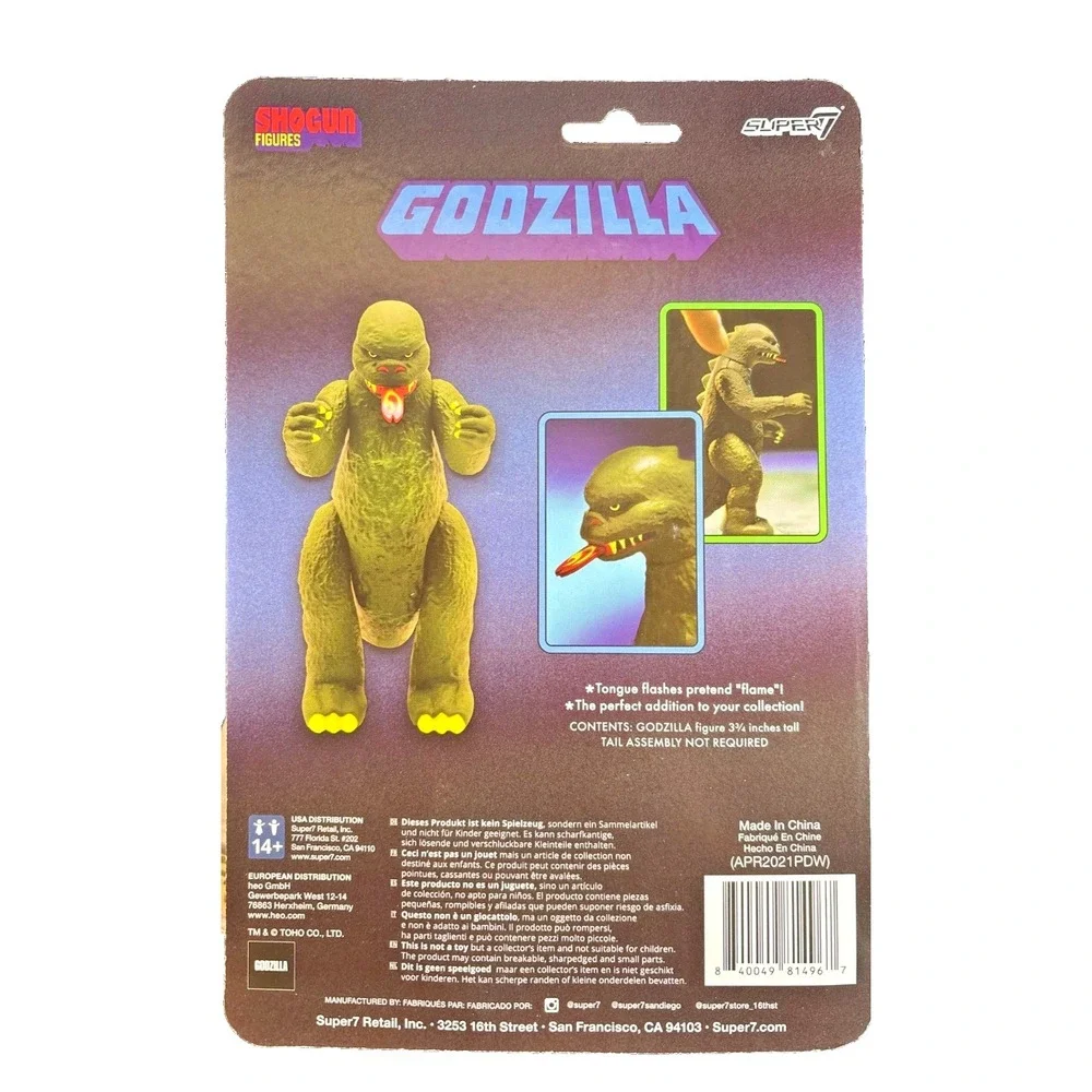 Super7 Reaction Shogun Figure Godzilla 3.75